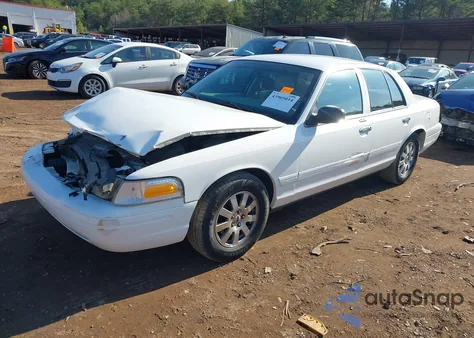 2008 Ford Crown Victoria Lx из США, поврежденный, VIN 2FAFP74V38X127610